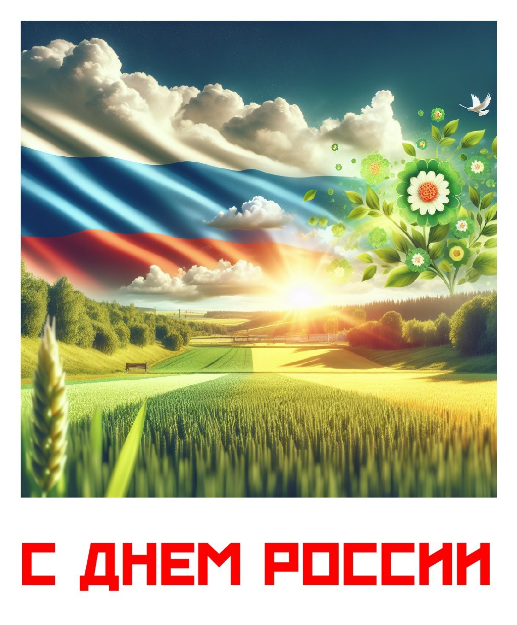 Россияне отмечают день страны.